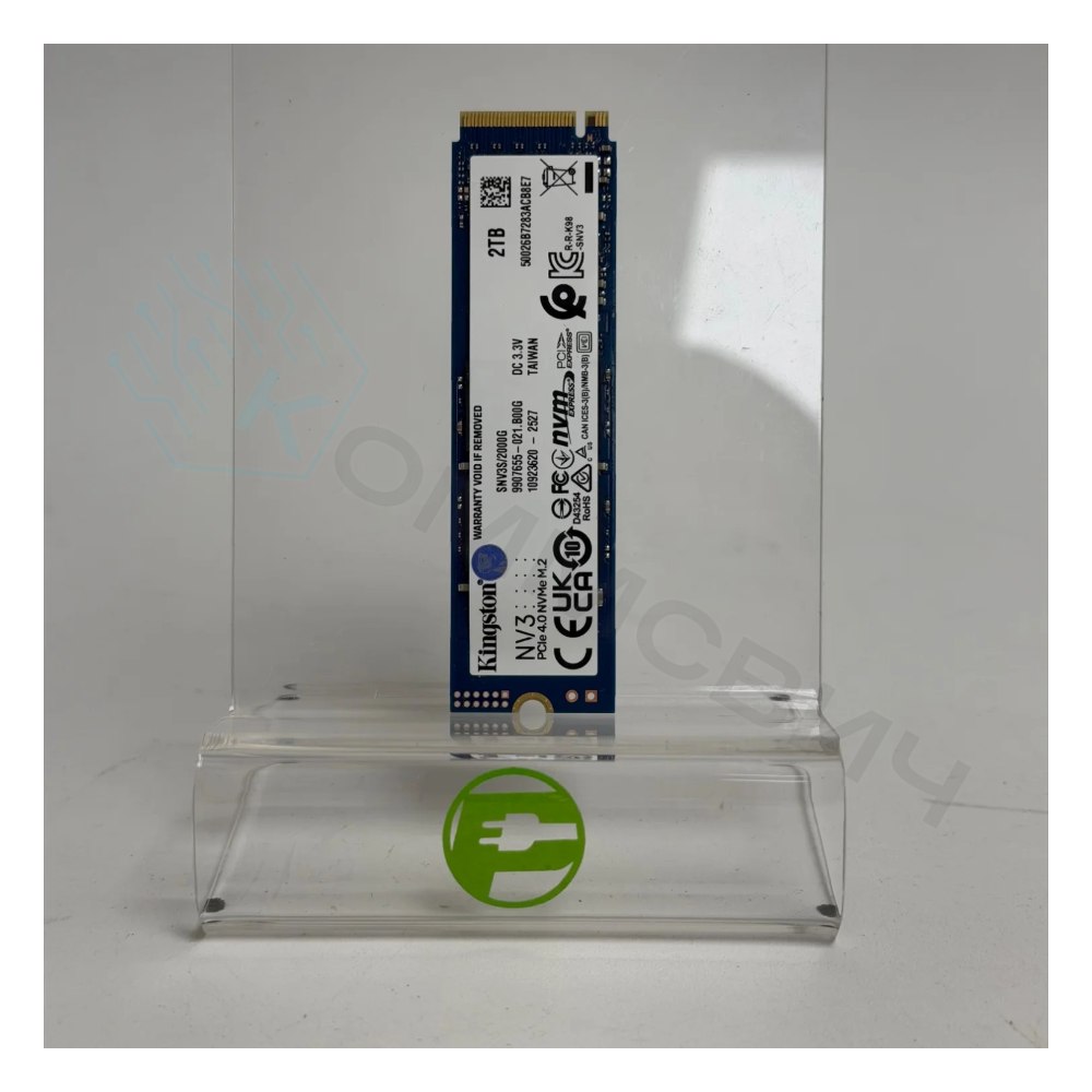 Твердотельный накопитель Kingston SSD 2TB SNV3S/2000G NV3 M.2 2280 PCIe 4.0 x4,