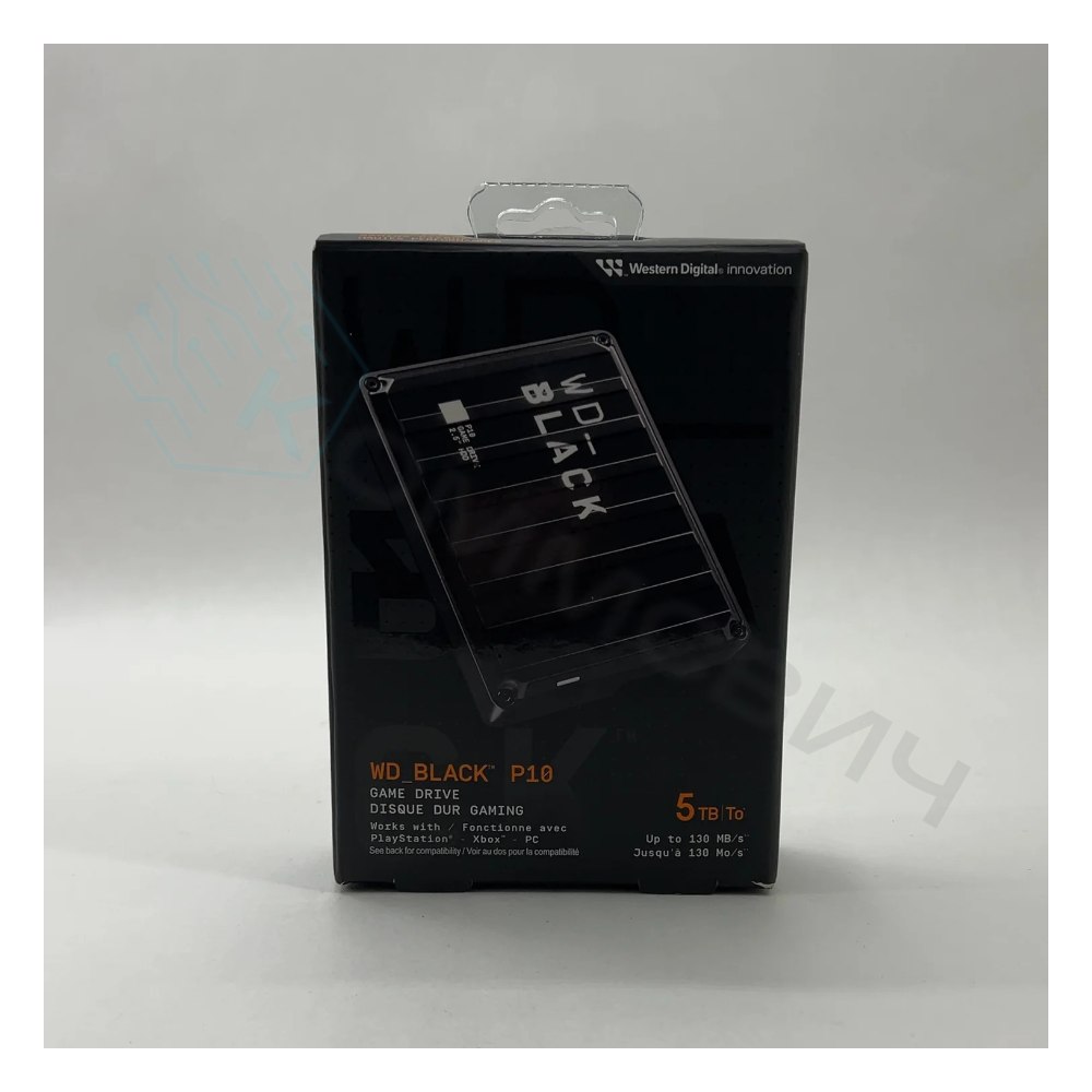 Внешний жесткий диск WD P10 Game Drive 5TB 2.5" USB 3.2 Gen 1 Black WDBA3A0050BBK-WESN