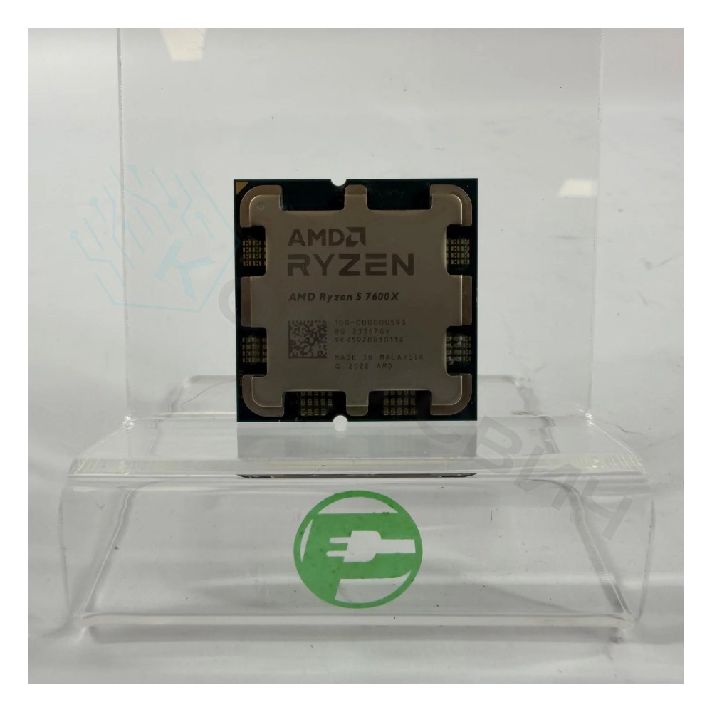 Процессор AMD RYZEN 5 7600X OEM (Raphael, 5nm, C6/T12, Base 4,70GHz, Turbo 5,30GHz, RDNA 2 Graphics, L3 32Mb, TDP 105W, SAM5)