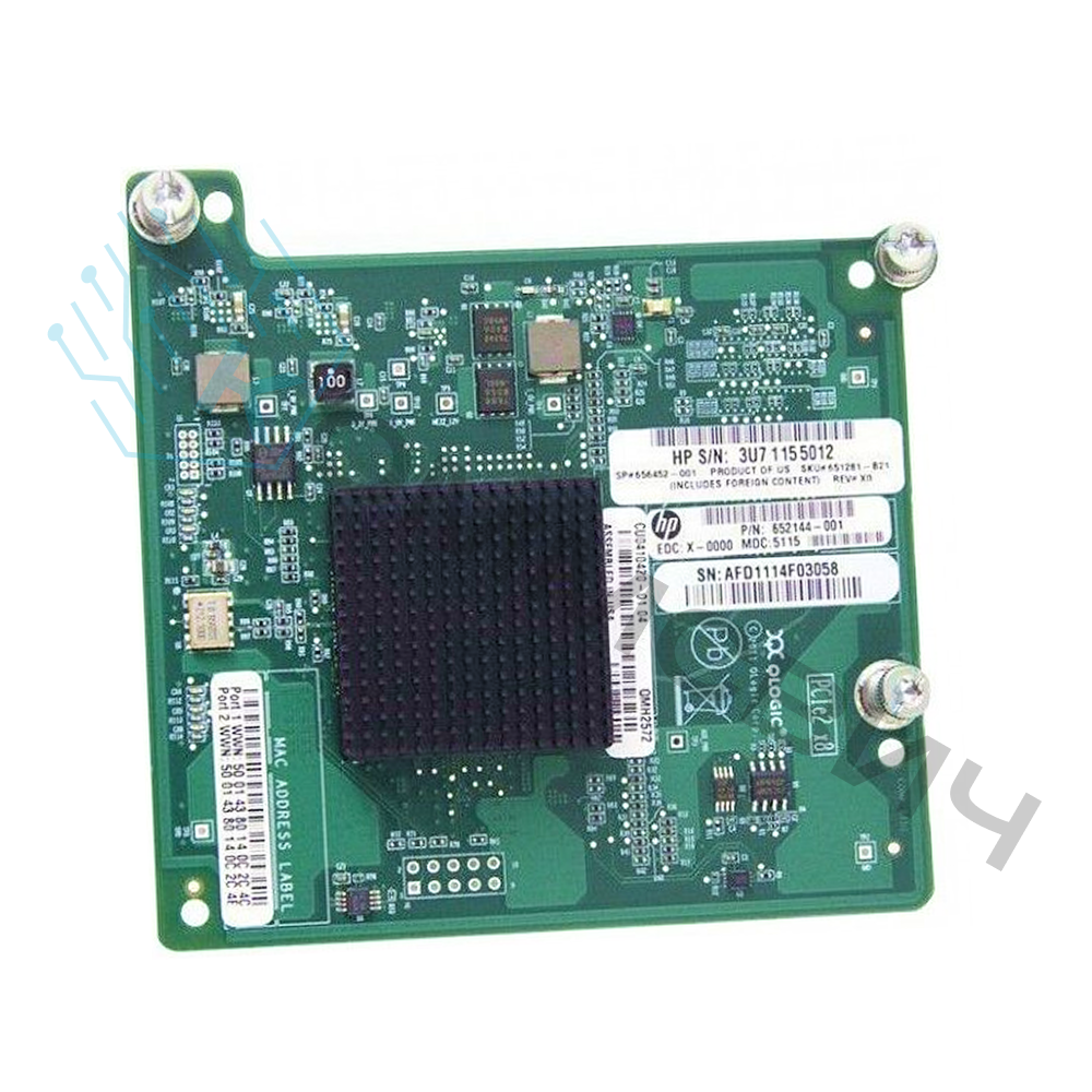 Сетевой Адаптер HP HSTNS-B022 (Qlogic) QMH2672 2x16Гбит/сек Dual Port Fibre Chan