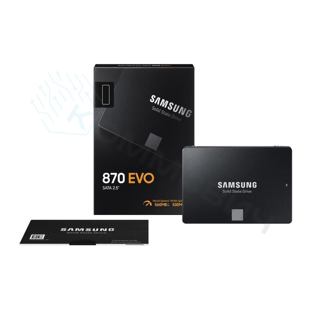 Твердотельный накопитель Samsung SSD 500GB MZ-77E500BW 870 EVO, 2.5" 7mm, SATA,