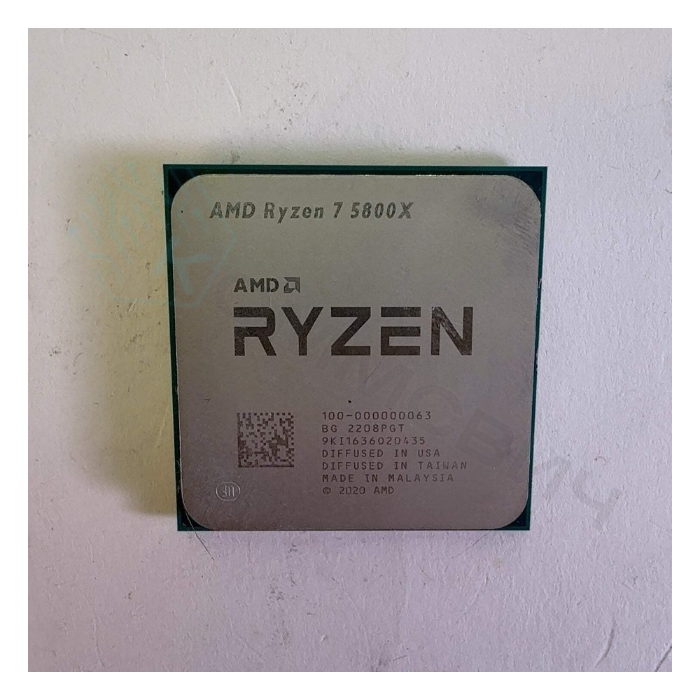 Процессор AMD RYZEN 7 5800X OEM (Vermeer, 7nm, C8/T16, Base 3,80GHz, Turbo 4,70GHz, Without Graphics, L3 32Mb, TDP 105W, SAM4) OEM