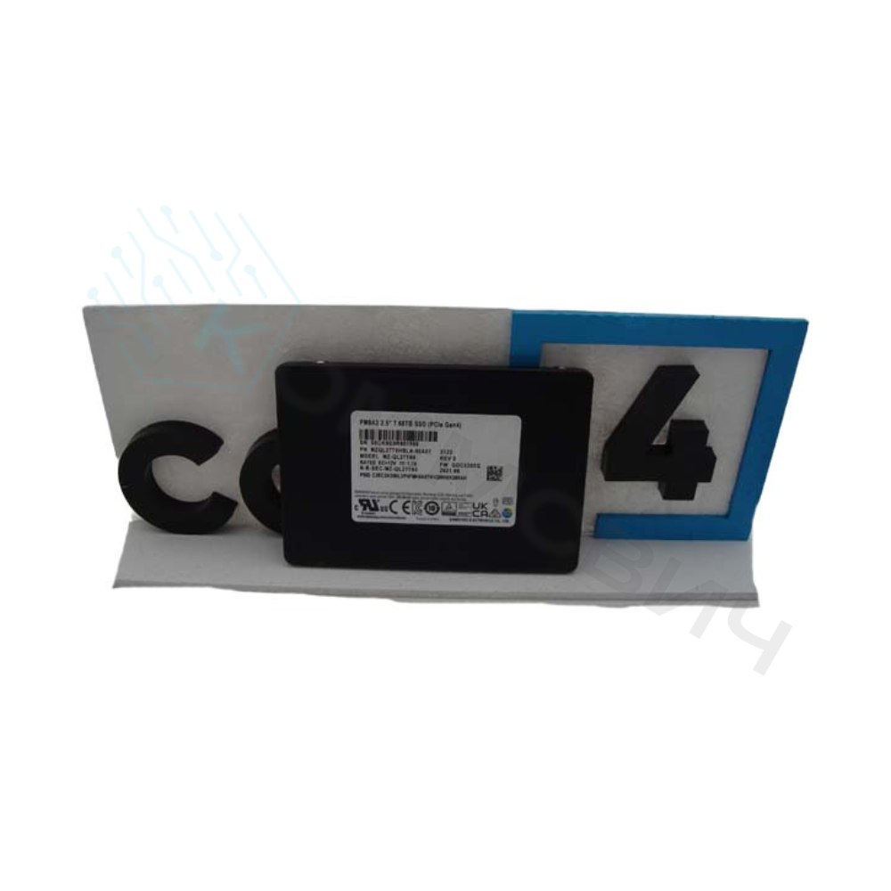 Твердотельный накопитель Samsung SSD 7,68TB MZQL27T6HBLA-00A07 PM9A3 U.2 NVMe PCIe 4.0,
