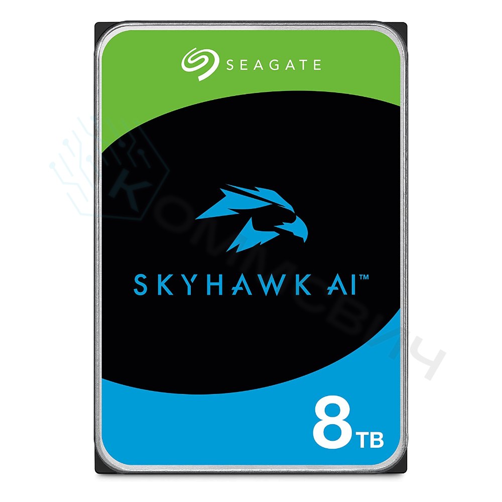 Диск HDD Seagate SkyHawk AI SATA 3.5" 8 ТБ, ST8000VE001