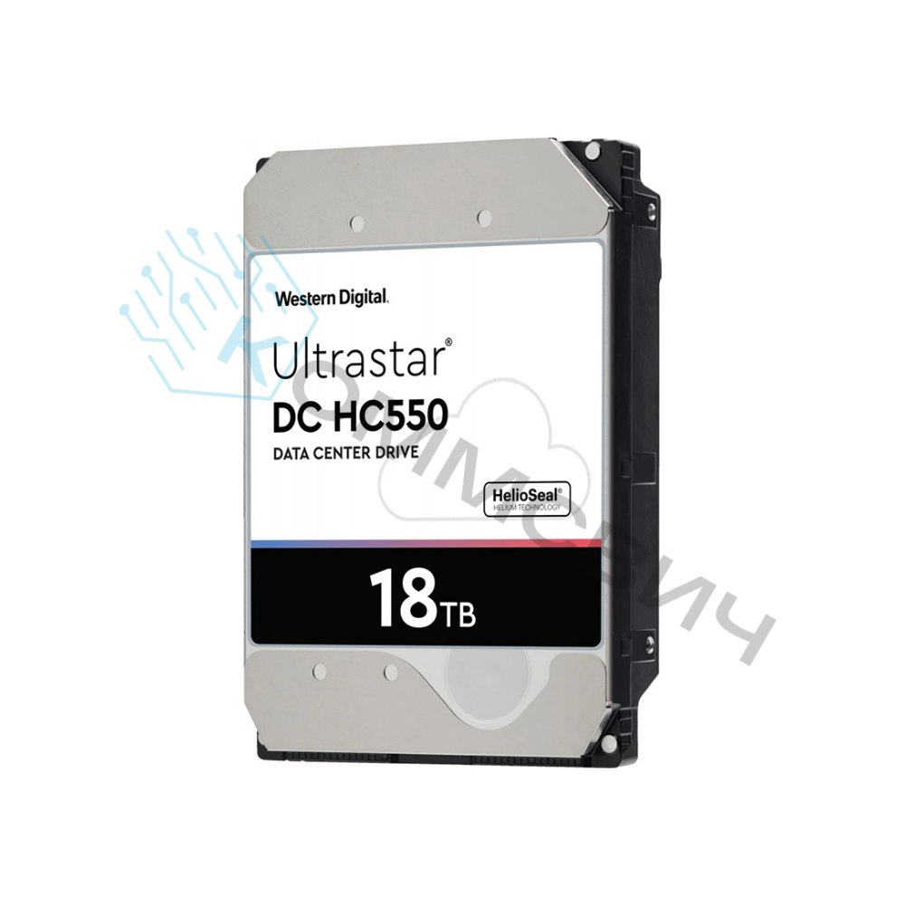 Диск HDD WD Ultrastar DC HC550 SATA 3.5" 18 ТБ, WUH721818ALE6L4_0F38467