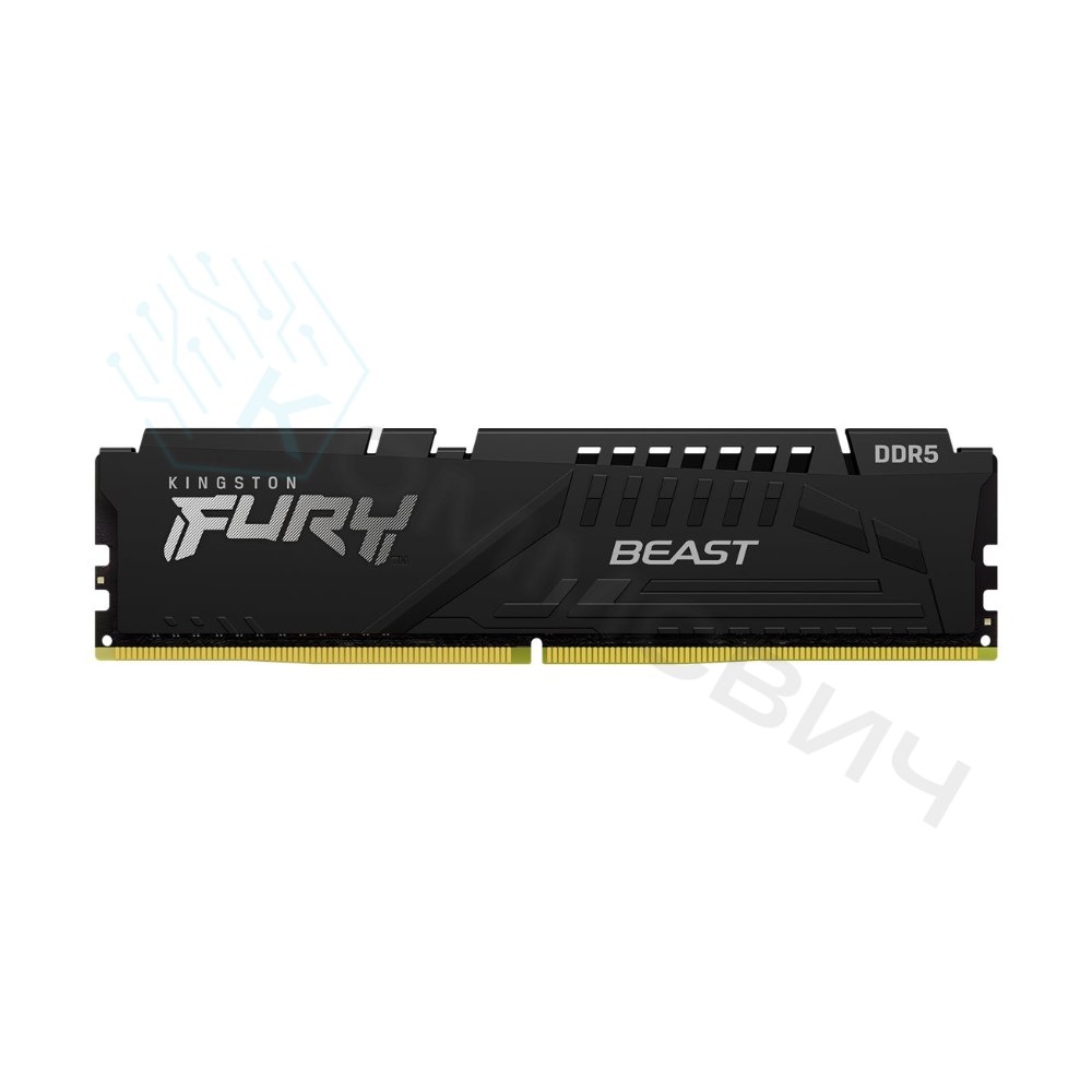 Модуль памяти Kingston 32GB DDR5 5600 DIMM FURY Beast Black KF556C40BB2-32