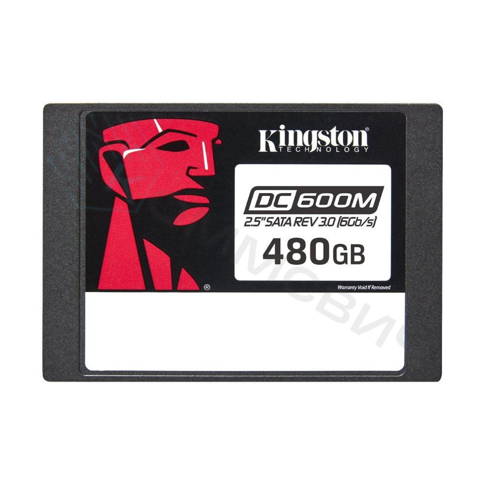 Твердотельный накопитель Kingston SSD 480GB SEDC600M/480G 2.5" 7mm, SATA3, 3D TLC, R/W 560/470MB/s, ,