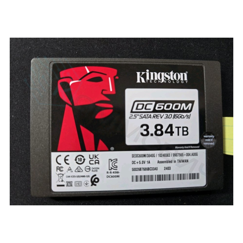 Твердотельный накопитель Kingston SSD 3,84TB SEDC600M/3840G 2.5" 7mm SATA3,