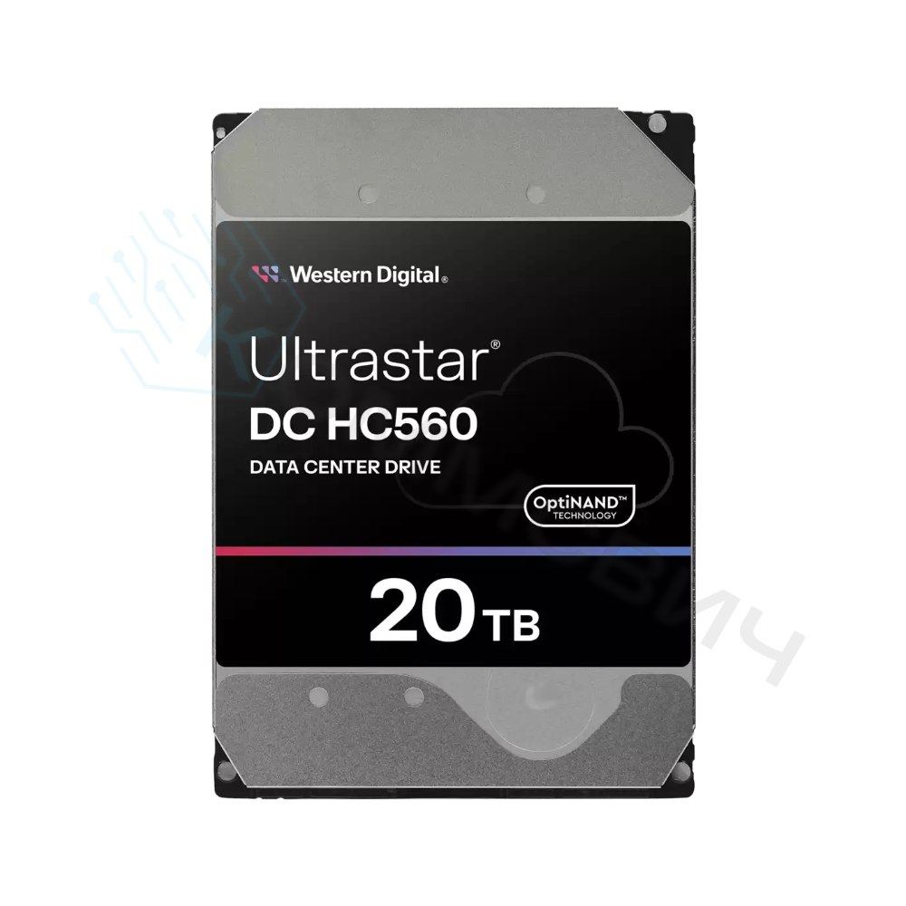 Диск HDD WD Ultrastar DC HC560 SAS NL 3.5" 20 ТБ, WUH722020BL5204