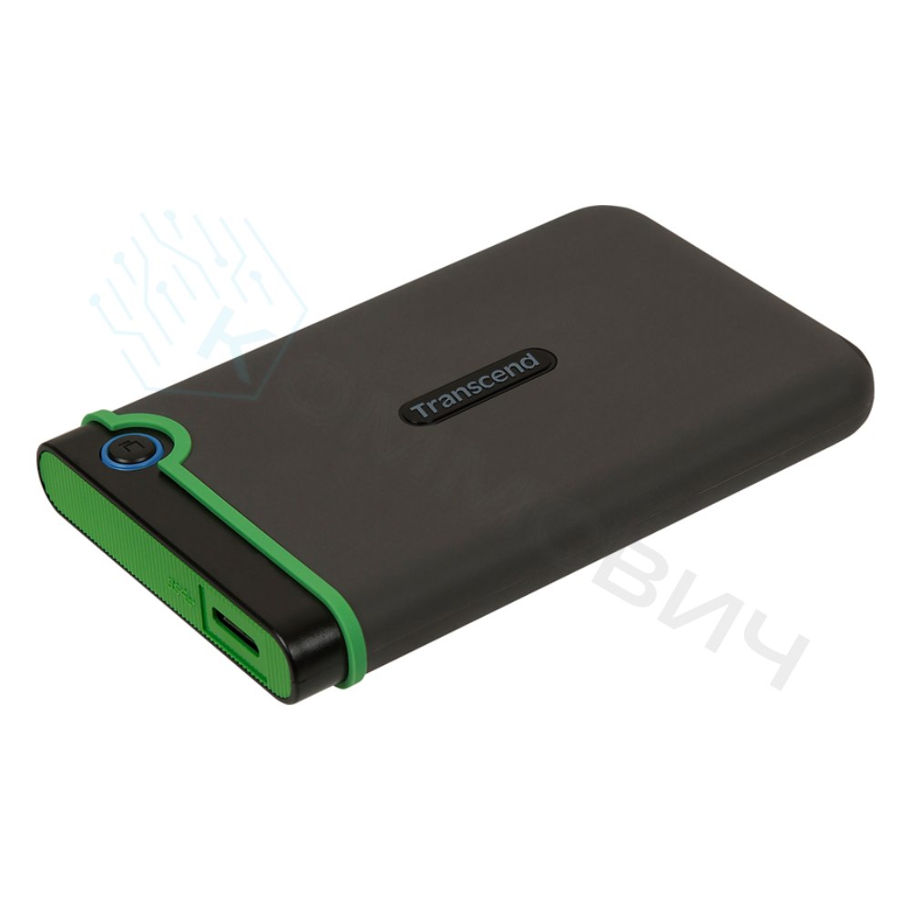 Внешний диск HDD Transcend StoreJet 25M3S 2 ТБ 2.5" USB Type A серый, TS2TSJ25M3S